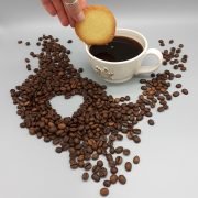 Coffee / tea cup - Snowflake design
