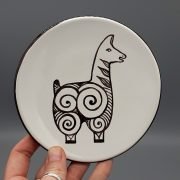 Decorative plate - Llama